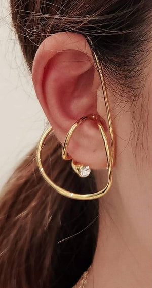 Erica Ear Cuffs Set in 4 ways