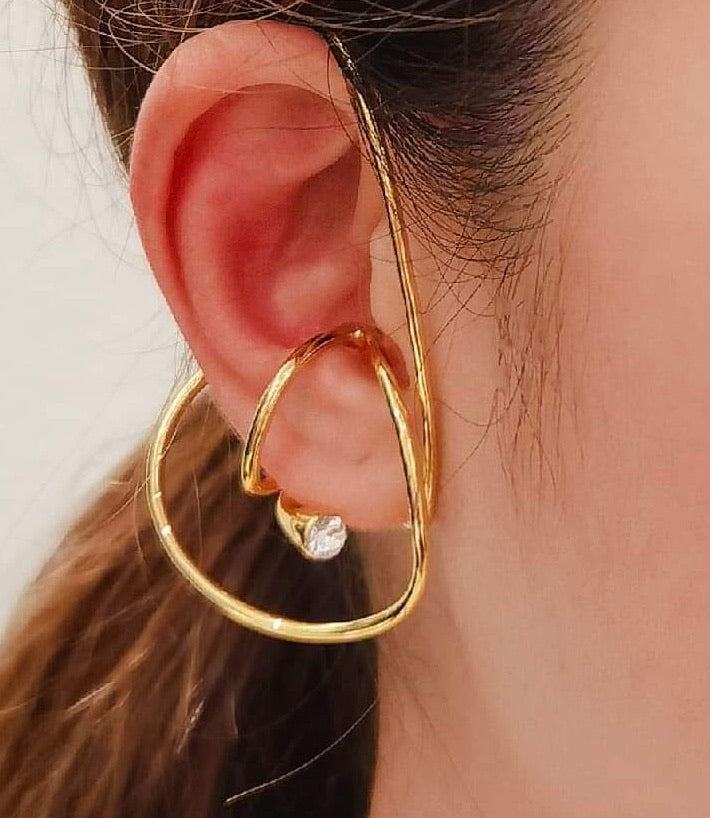 Erica Ear Cuffs Set in 4 ways